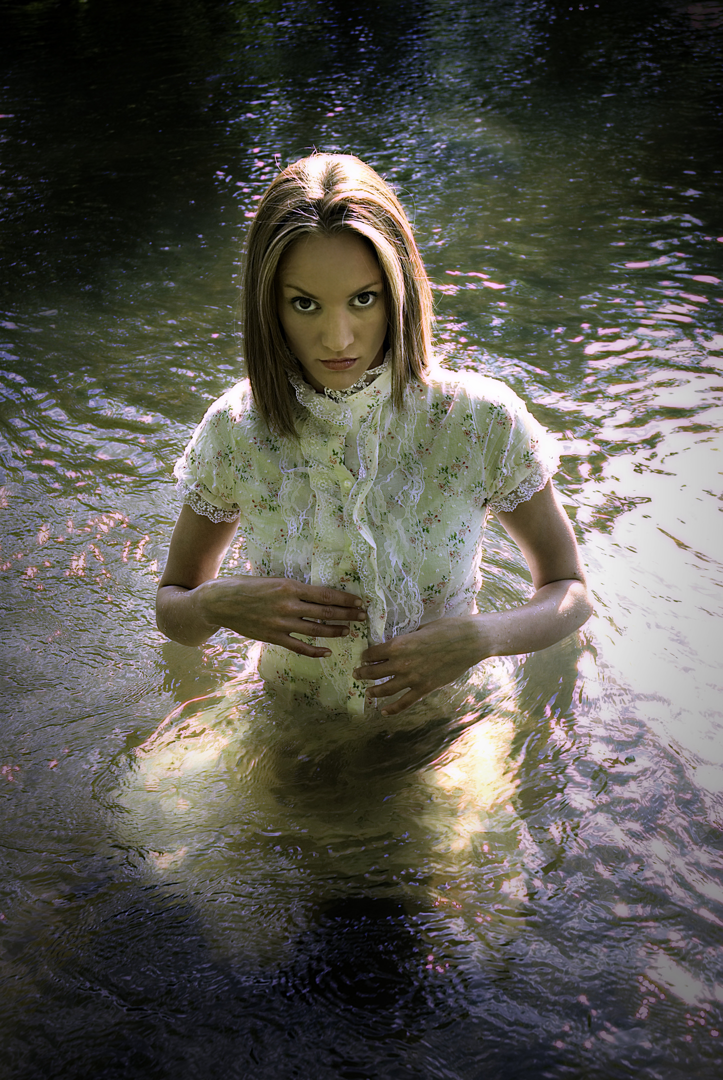 Environmental portrait in water